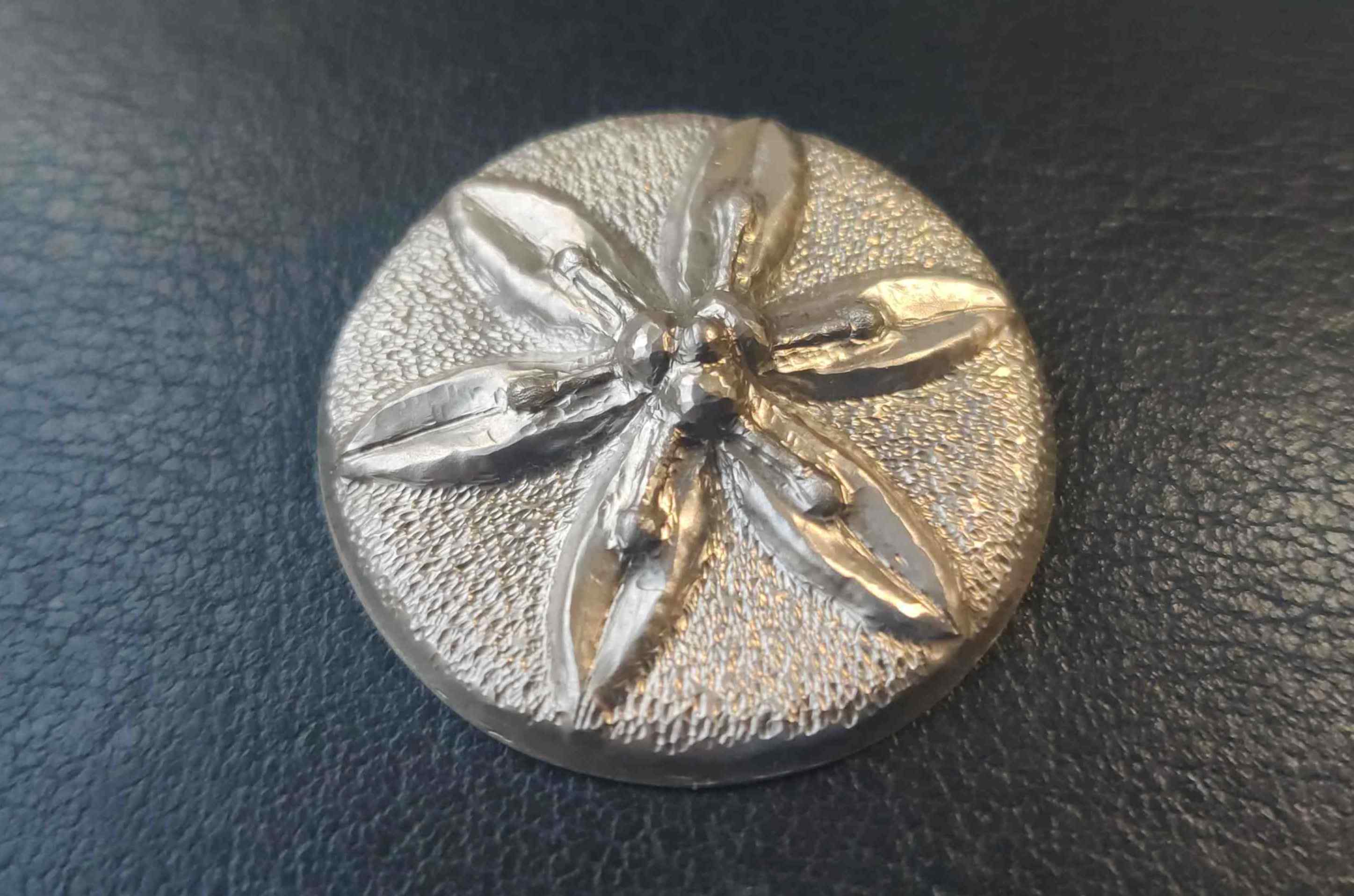 Getriebene Bärlauchblüte